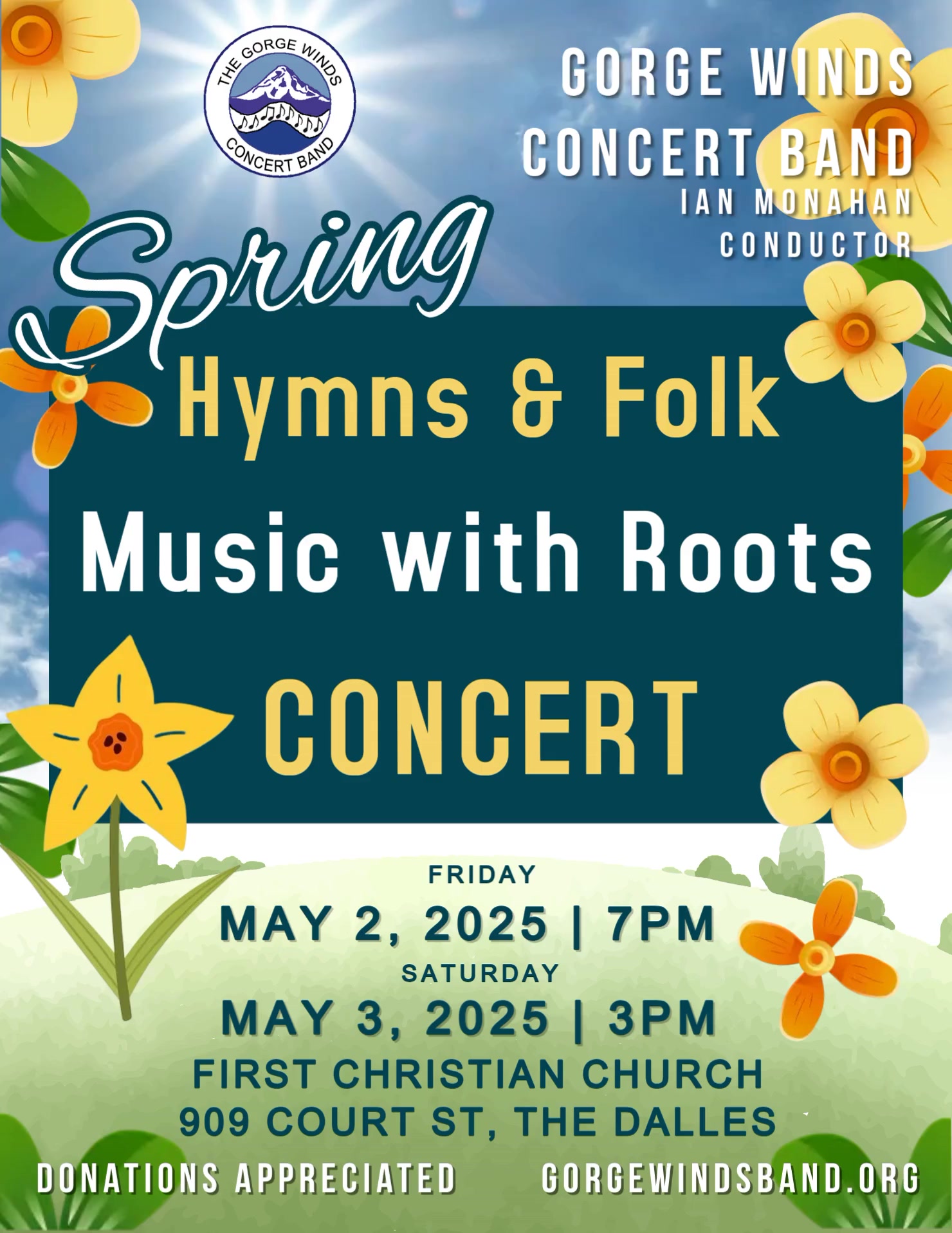 2025 GWCB Spring Concert Flyer